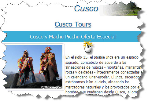 Cusco y Machu Picchu Oferta Especial Ofertas paquetes de viaje a Cusco y Machu Picchu