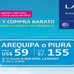 Lan Perú ofertas nacionales ida y vuelta desde USD 59 ó S/155