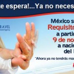 Peruanos no necesitan visa para México desde el 9 de noviembre
