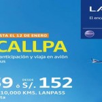 Vuelos baratos Lima Pucallpa Lima con LAN desde US$59