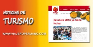 Mistura 2013 será en setiembre