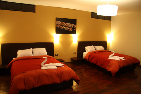 Reservar habitación doble en Casa Muchik - Trujillo, Perú.