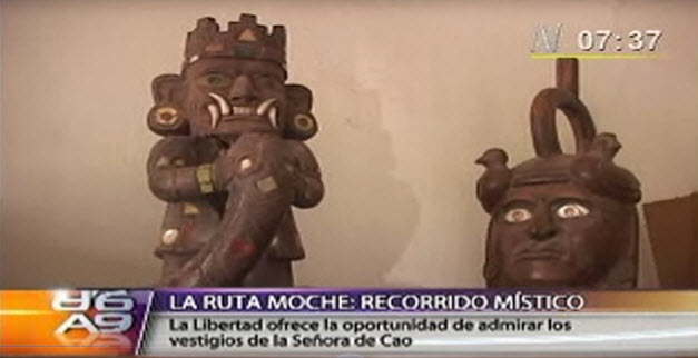 Video Ruta Moche emitido por Canal N - Televisión de Perú por cable.