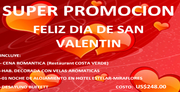 Viva una noche especial en una cena romántica por el Día de los Enamorados