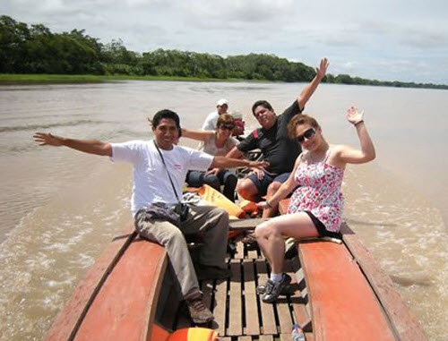 Foto del paseo por el Amazonas