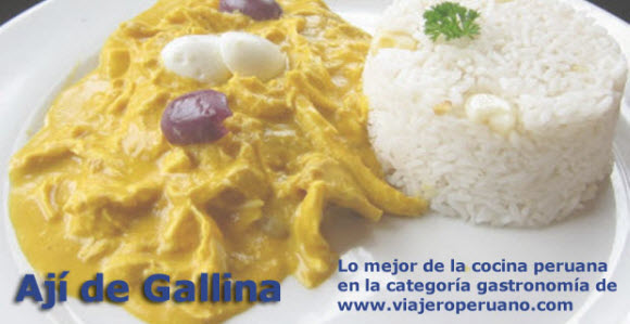 Receta del Ají de Gallina, una maravilla la comida peruana