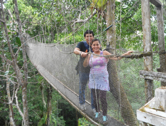 Pasajeros de Fertur en Ceiba Tops