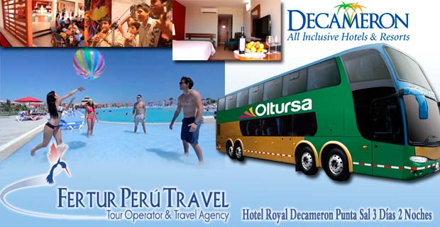 Paquete Royal Decameron Punta Sal 3 Días 2 Noches con Fertur Perú Travel