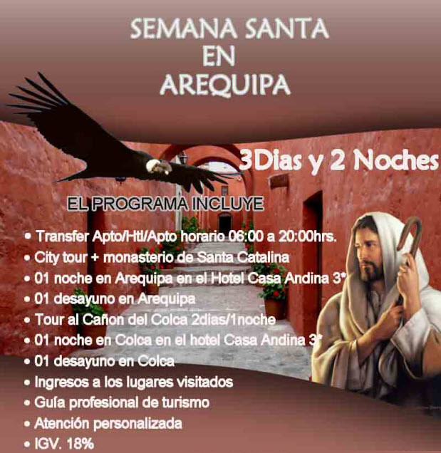 Ofertas de Semana Santa en Arequipa
