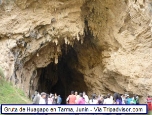 Gruta de Huagapo en Tarma, Junín