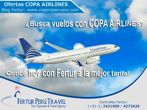 Boletos aéreos con Copa Airlines