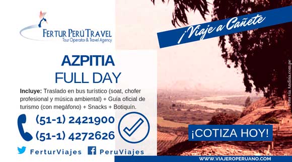 Azpitia Full Day con bus turístico desde Lima