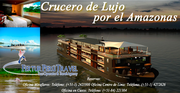 Cruceros de lujo por el Río Amazonas 4 días 3 noches