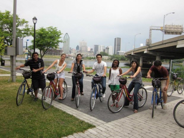 En Montreal la bici es un ícono del transporte ciudadano.