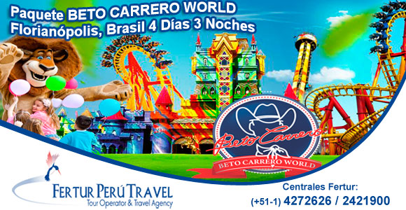 Beto Carrero 4 días, uno de los mejores paquetes a Beto Carrero World. - Parque de diversiones en Brasil.