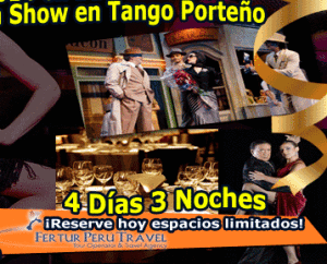 Paquete año nuevo en Buenos Aires con show en Tango Porteño
