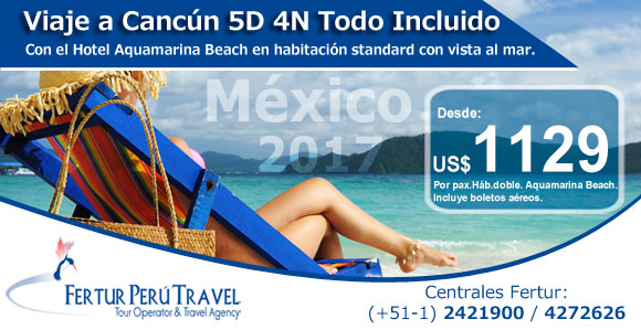 Viajes a Cancún México 5 días 4 noches para viajar en enero 2017
