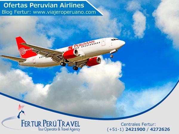 Vuelos Peruvian Airlines - Cotización y Reservas con Fertur.