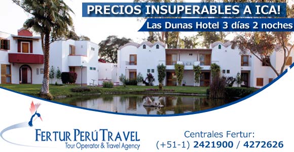 Hotel Las Dunas de Ica en promoción