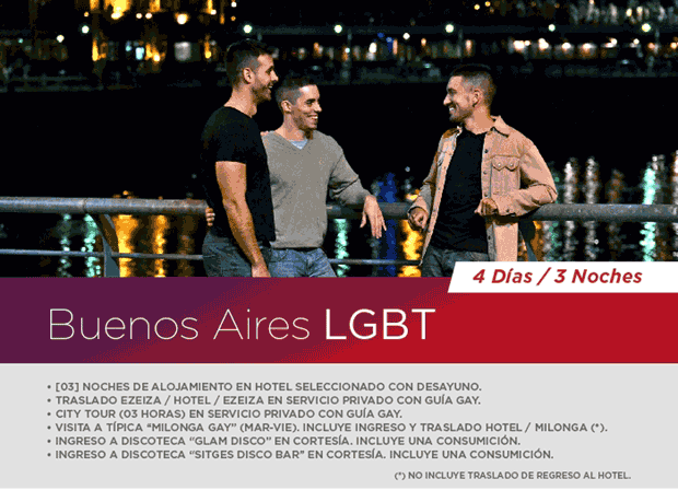 Agencia con tours LGBT desde Lima - Buenos Aires Gay Friendly 