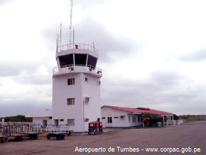 Frontis del Aeropuerto de Tumbes