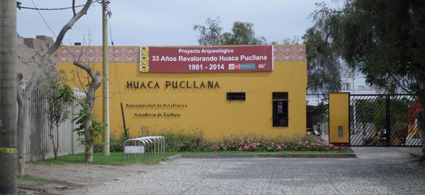Sitio arqueológico Huaca Pucllana - Miraflores en Lima, Perú