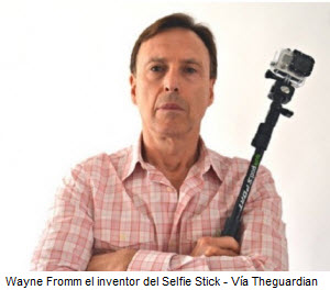 Canadiense Wayne Fromm sería el inventor del Selfie Stick
