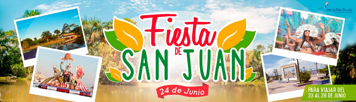 Paquetes por la Fiesta de San Juan en la selva de Perú
