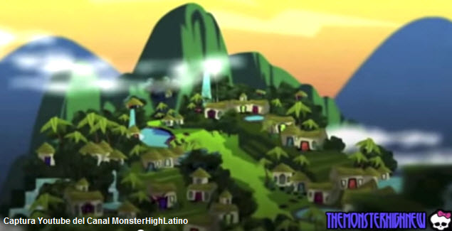 Monster Picchu o Machu Picchu en el mundo animado de Monster High