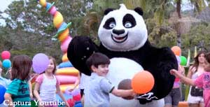 Muñeco de Kung Fu Panda en el Beto Carrero World de Brasil