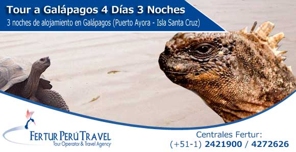 Tours a las Islas Galápagos 4 días 3 noches