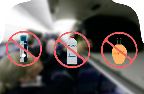 Se llevar perfume en el equipaje de mano en avión?