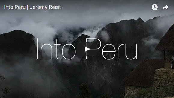 Jeremy Reist es el turista canadiense que grabó un documental de Perú solo con un celular