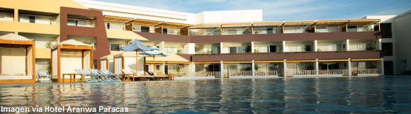 Hotel Aranwa Paracas con amplia piscina con vista al mar