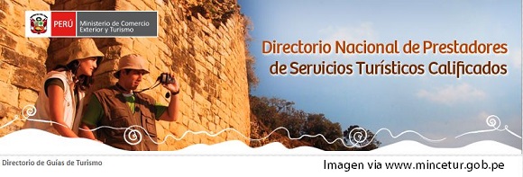 Directorio de Guías de Turismo Oficiales en el Perú por Mincetur
