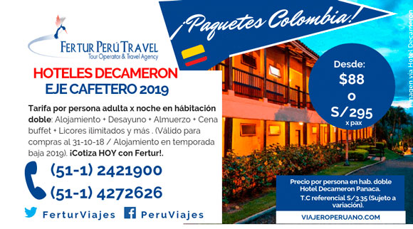 Hotel Decameron Eje Cafetero en oferta: Panaca y Heliconias