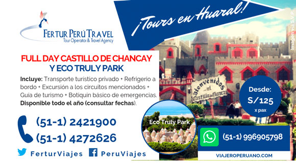 Full Day Castillo de Chancay y Eco Truly Park