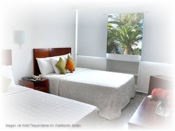 Habitación doble en Hotel Tequendama Inn con el Paquete Semana Santa en Cartagena, Colombia.