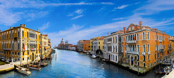 Imagen de Venecia en el tour por Europa económico de Fertur.