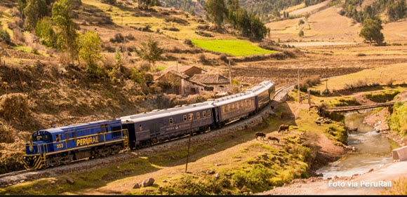 Tren de lujo a Machu Picchu: Hiram Bingham - Imagen via PeruRail